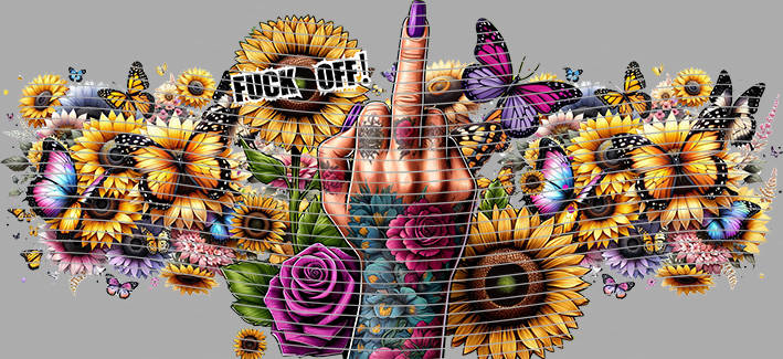 16oz Sunflower Girl-SU-226